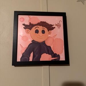 Framed coraline print